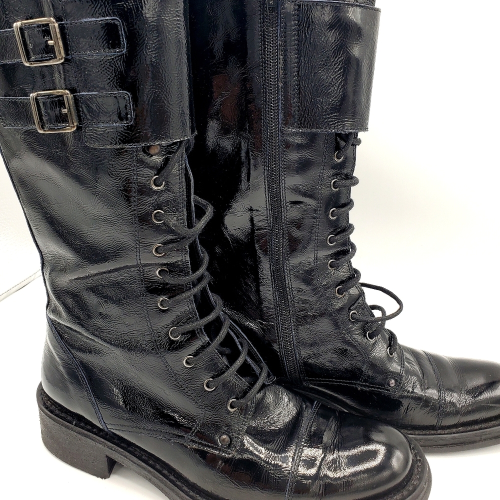 Patent Leather Boots - Picture 2 of 7